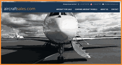 Desktop Screenshot of aircraftsales.com